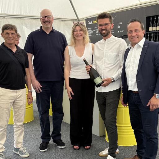Der Vorstand des Marketingclub Mainfranken mit Simon Balzer