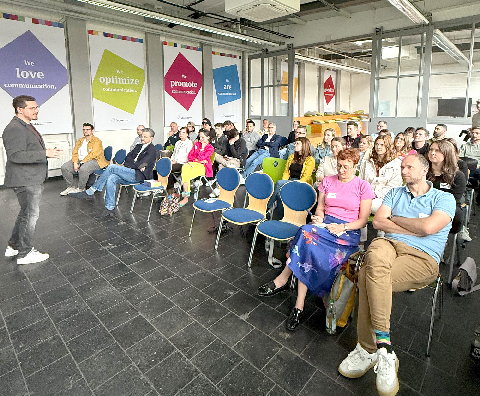 Volles Haus am 16.4. in der Gr&uuml;nderwerkstatt